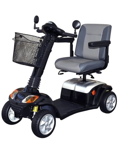 Scooter électrique PMR pour senior et handicapé Kymco Super 6 et 8 en Noir