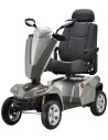 Face en biais du scooter électrique PMR senior et handicapé Kymco Maxer en Champagne