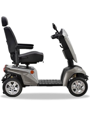Côté gauche du scooter électrique médical Kymco Maxer en Champagne