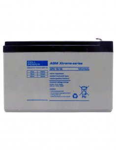 Deux batteries AGM CPX 15Ah de Cellpower pour scooter électrique PMR senior, loisir, golf, handicapé ou mobilité réduite 2