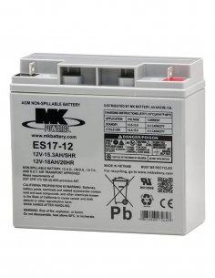 Deux batteries AGM 17Ah de MK pour laveuse et scooter électrique PMR senior, pour personne handicapée ou de mobilité réduite 2