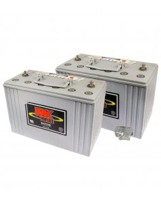 Paire de batteries GEL 97,6 Ah (poignée & visserie inclus) de MK Battery pour scooter électrique PMR, handicapé ou personne âgée