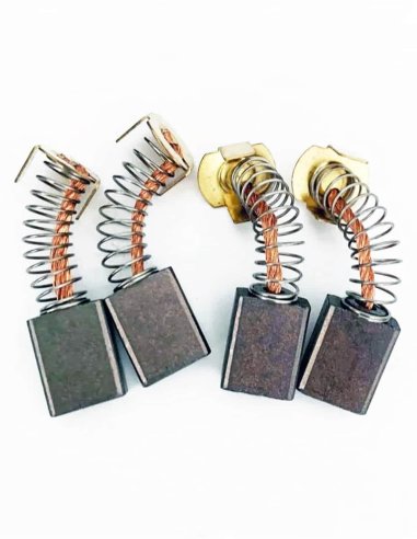 Quatre brosses carbone, balais charbon et brosses moteur pour le scooter PMR Drive Dupont Eagle