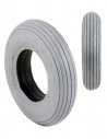 Pneu plein, increvable et bandage – GRIS – 200×50 pour les scooters électriques PMR senior pour personne handicapée