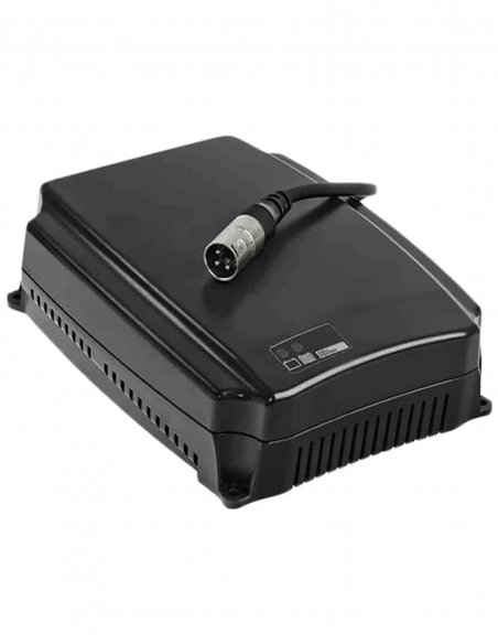 Chargeur lithium 10 ampères de Cellpower pour scooter pmr, handicapé ou senior
