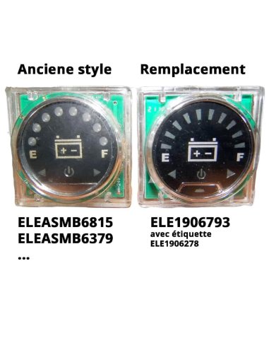 Fiche de jauge de batterie pour scooter Pride GoGo Elite, Victory DX, XL130, XL140, Sovrana, Mobilae, et Praciticomfort