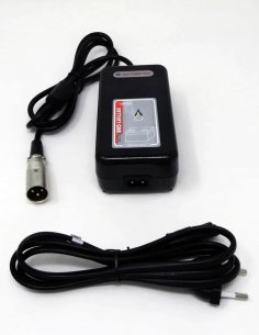 Chargeur batterie lithium pour le scooter pliable PMR Pride Quest, Vermeiren Sedna et Heartway Brio S19