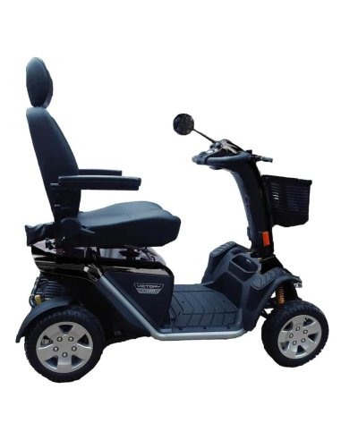 Côté droit du scooter électrique médical Pride XL140 en noir