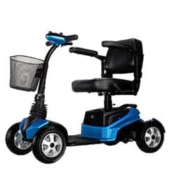 Scooter &eacute;lectrique handicap&eacute; et de mobilit&eacute; r&eacute;duite Heartway S11 Zen en bleu