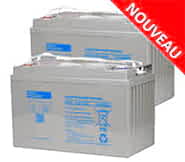 Deux batteries CPXC 130Ah de Cellpower pour le scooter PMR senior Invacare Comet et Comet Alpine, HD, Pro et Ultra