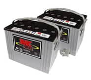 Deux batteries 79Ah AGM de MK Batterie pour le scooter handicapé Mobilae Comfortable S7, S7+ et Deluxe T7