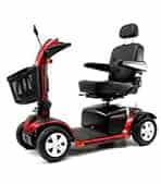 Scooter &eacute;lectrique PMR senior et handicap&eacute; Pride 10 DX en rouge